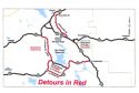 Bonds Flat Road Closure - Detours