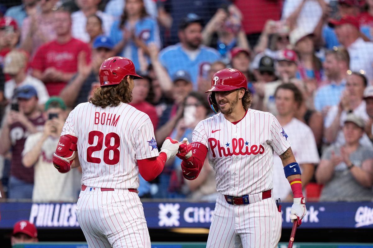Marsh, Bohm and Schwarber homer as Phillies beat Marlins 8-2 behind Luzardo  - myMotherLode.com
