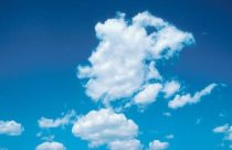 Blue sky with clouds