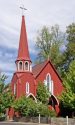 Sonora's historic landmark Red Church