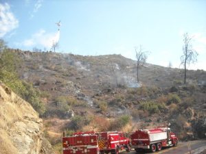 Fire Near Coulterville Contained