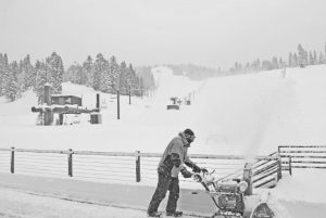 A Worker at Dodge Ridge (file photo)