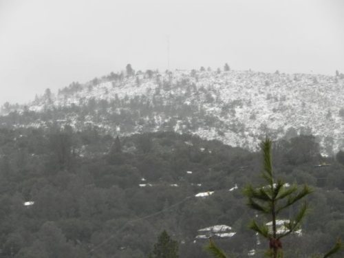 Snow on Sonora's Foothills