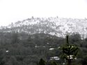 Snow Is Visible From Downtown Sonora