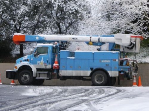 A PG&E truck