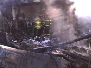 Four People Displaced By Fire