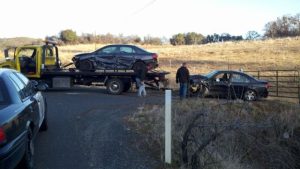 Three Injured In Crash