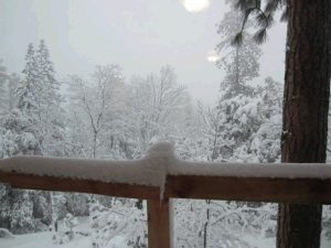 Snowfall in Cedar Ridge 3/18/12