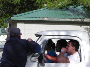 Students Witness Simulated Accident