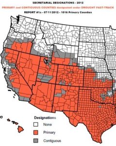 USDA Declares Drought Counties