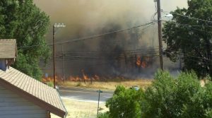 Jamestown Grass Fire
