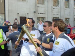 Groveland Man Shares Olympic Torch Experience