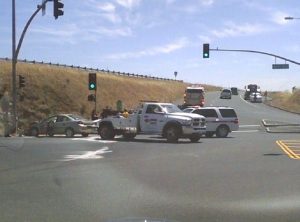 Running Red Light Causes Sonora Crash