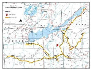 Wilderness Fire Now 130 Acres