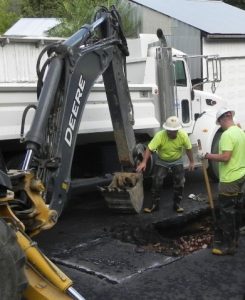 T.U.D. Repairing Water Line