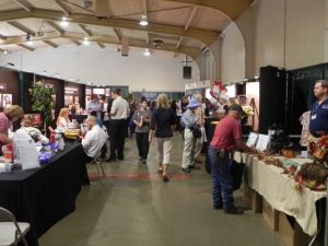 Booths at the Mother Lode Fairgrounds