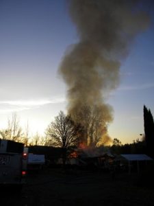Structure Fire In Tuolumne County