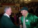 Sonora High Basketball Coaches Rick Francis (left) and Bud Castle (right) shake hands in 2009