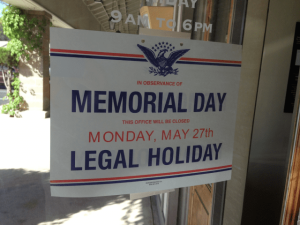 Memorial Day And Other Events In The Mother Lode