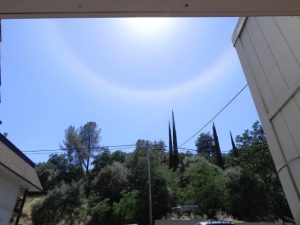 Rainbow Halo Around Sun