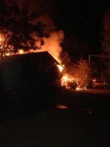 Fire Damages Jamestown Residences