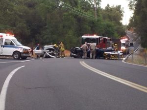 Two Flown To Hospitals Following Crash