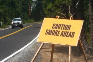 Smoke Clearing Near Power Fire