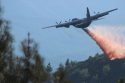 Dropping Fire retardant on the Rim Fire