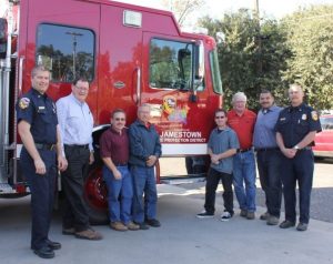 Jamestown Fire Station Dedication