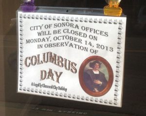 Columbus Day Closures