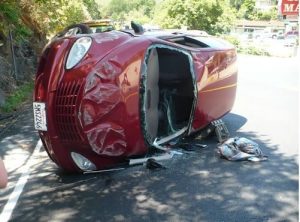 Stockton Rd. Rollover Results In Minor Injuries
