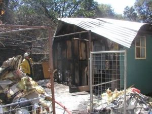 Fire On Racetrack Rd. Contained