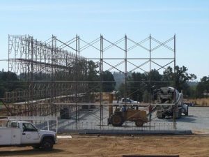Construction Progressing On Shopping Center Featuring Tractor Supply