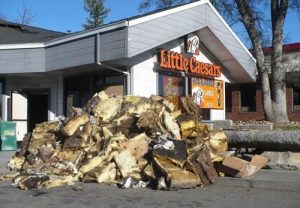 Electrical Malfunction Causes Little Caesar’s Pizza Restaurant Fire