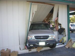 SUV Crashes Into Pet Store