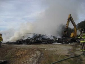Jamestown Barn Fire Update