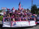 Girl Scouts At the Roundup Parade