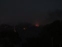 Hunters Fire picture taken from south east corner of the Lake Don Pedro subdivision in Mariposa County near Barrett Cove Photo taken by: Vickie Eiland