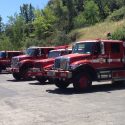 Cal Fire trucks Photo taken by: BJ Hansen