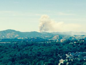 Vegetation Fire On Oak Valley Road