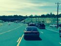 Highway 108 Fire - Traffic Backed Up On Mono Way