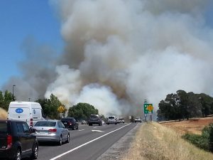 HWY 108 Fire Grows