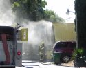 Single Wide Mobile Home Fire Damage Photo by Sabrina Ambler