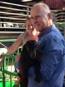 Governor Brown with baby goat at the Mother Lode Fair Photo taken by: Jennifer Morelos