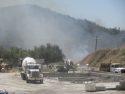 Standard Mill Fire off Tuolumne Road Photo taken by: Dale Friend