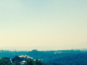 Smoke Visible In Sonora From Monticello Fire