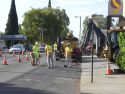 T.U.D sewer line work