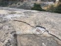 Twain Harte Lake Rock Surface Cracks