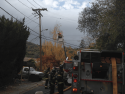 PG&E at Alpine Lane Fire in Sonora