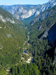 Merced River Canyon into Yosemite